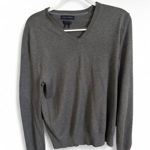 Luxury Banana Republic Silk & Cashmere V-Neck Men's Sweater